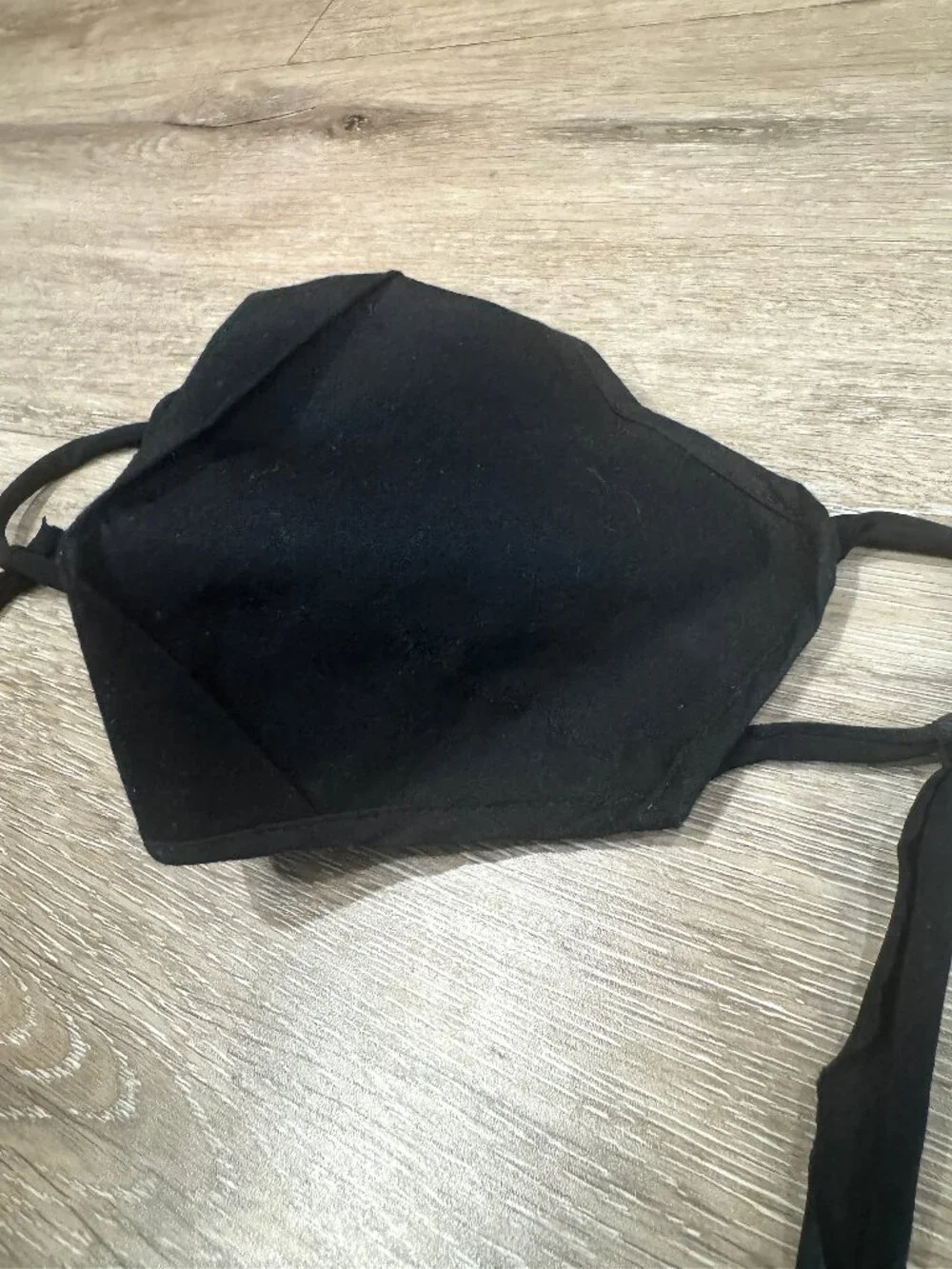 Rick Owens Black Cotton Mask
